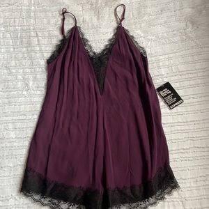 NWT express lace sleep romper